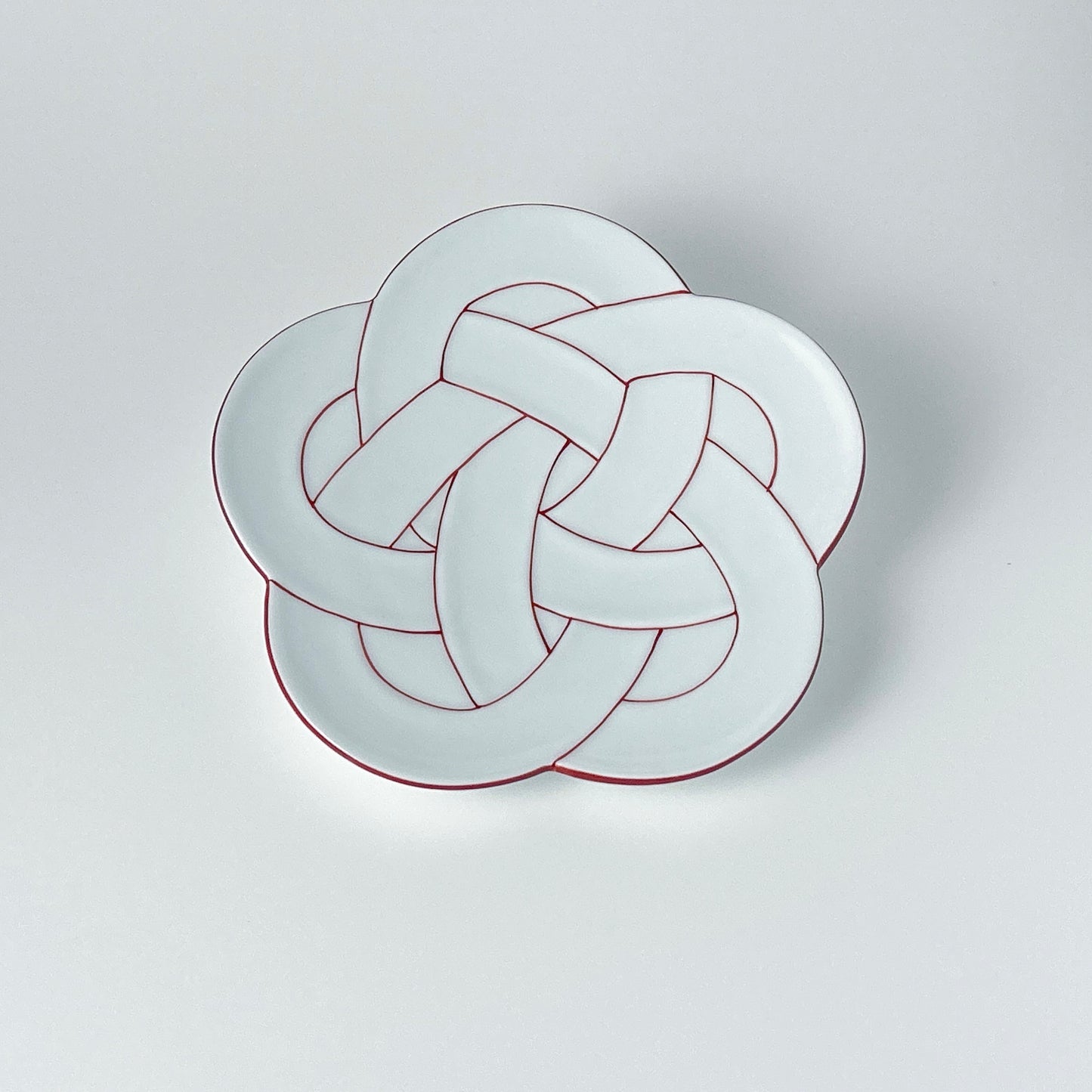 Plum Knot Large Plate