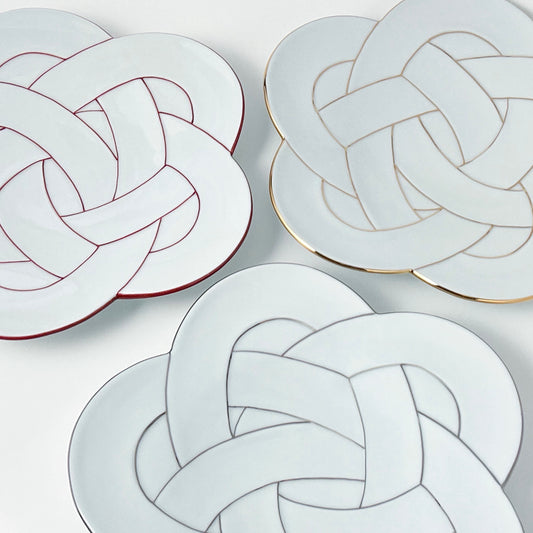 Plum Knot Serving Plate