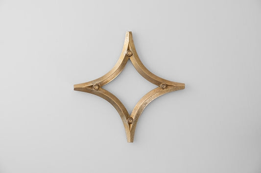 Futagami Brass Trivet - Star