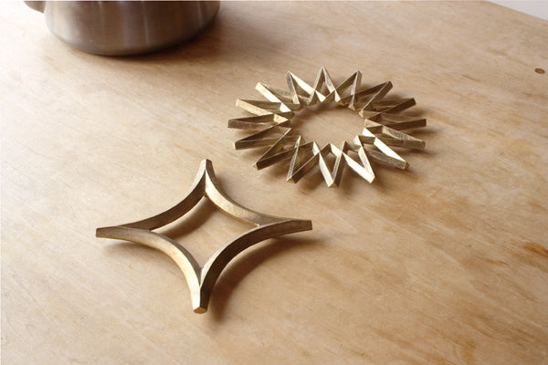 Futagami Brass Trivet - Star