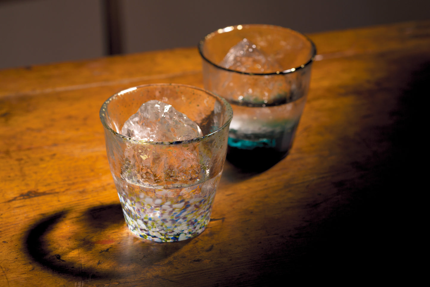 Ice Flower Rocks Glass
