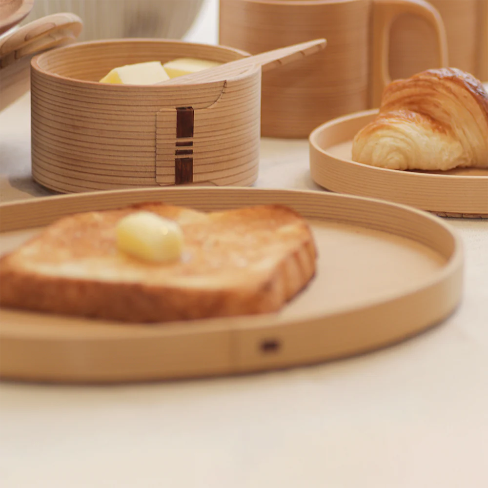 Magewa Cedar Butter Dish - Round