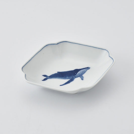 Whale Sauce Plate - Diamond
