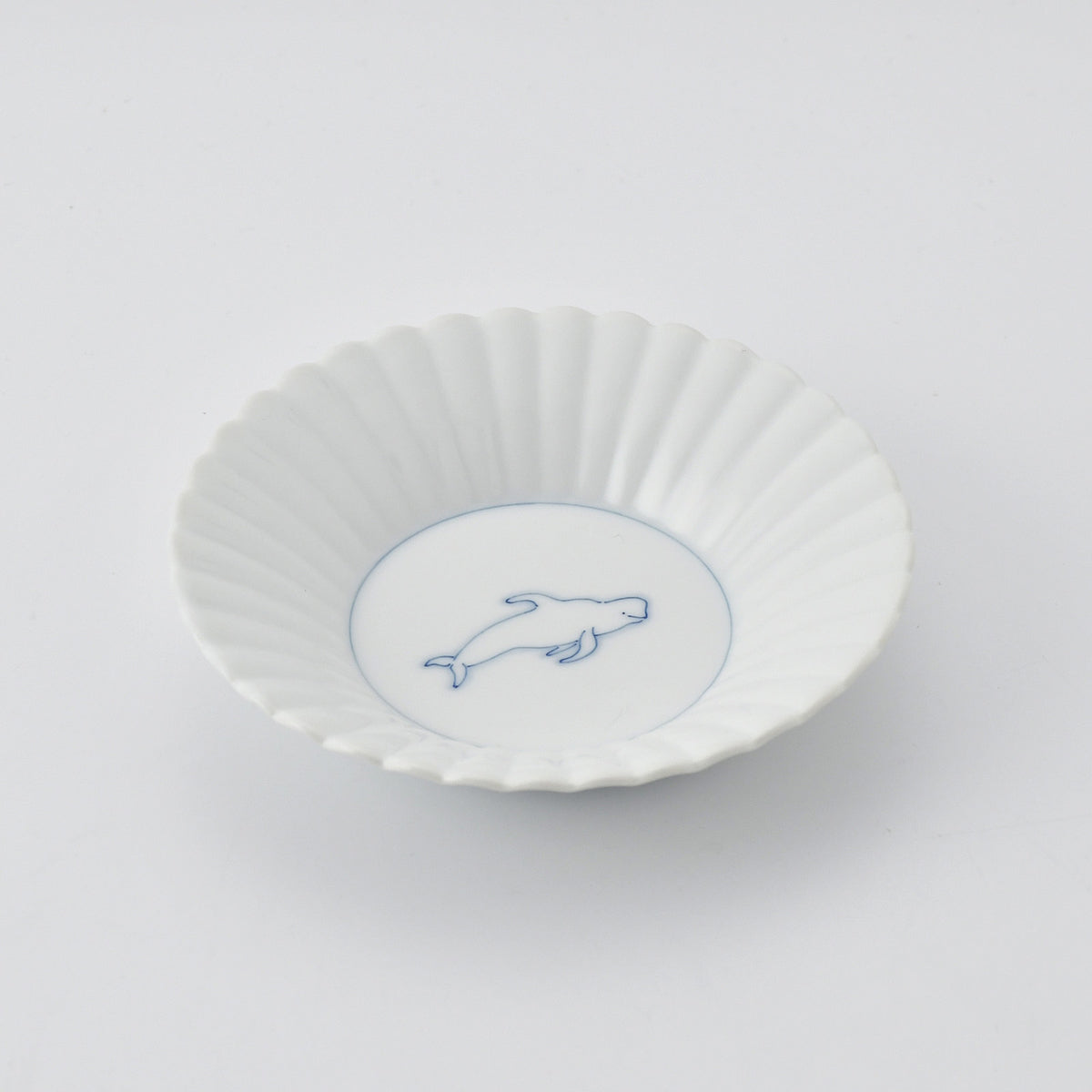 Whale Sauce Plate - Flora