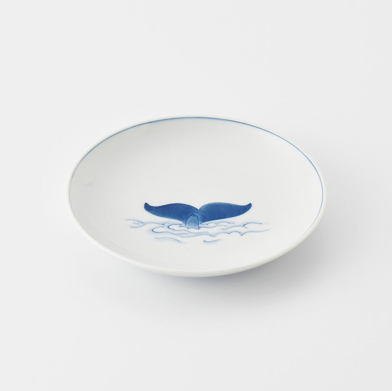 Whale Small Plate Round