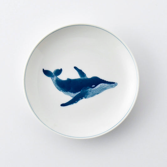 Whale Small Plate Round