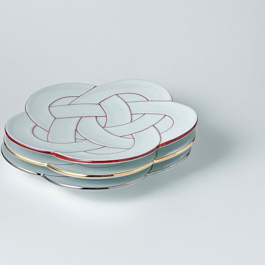 Plum Knot Large Plate