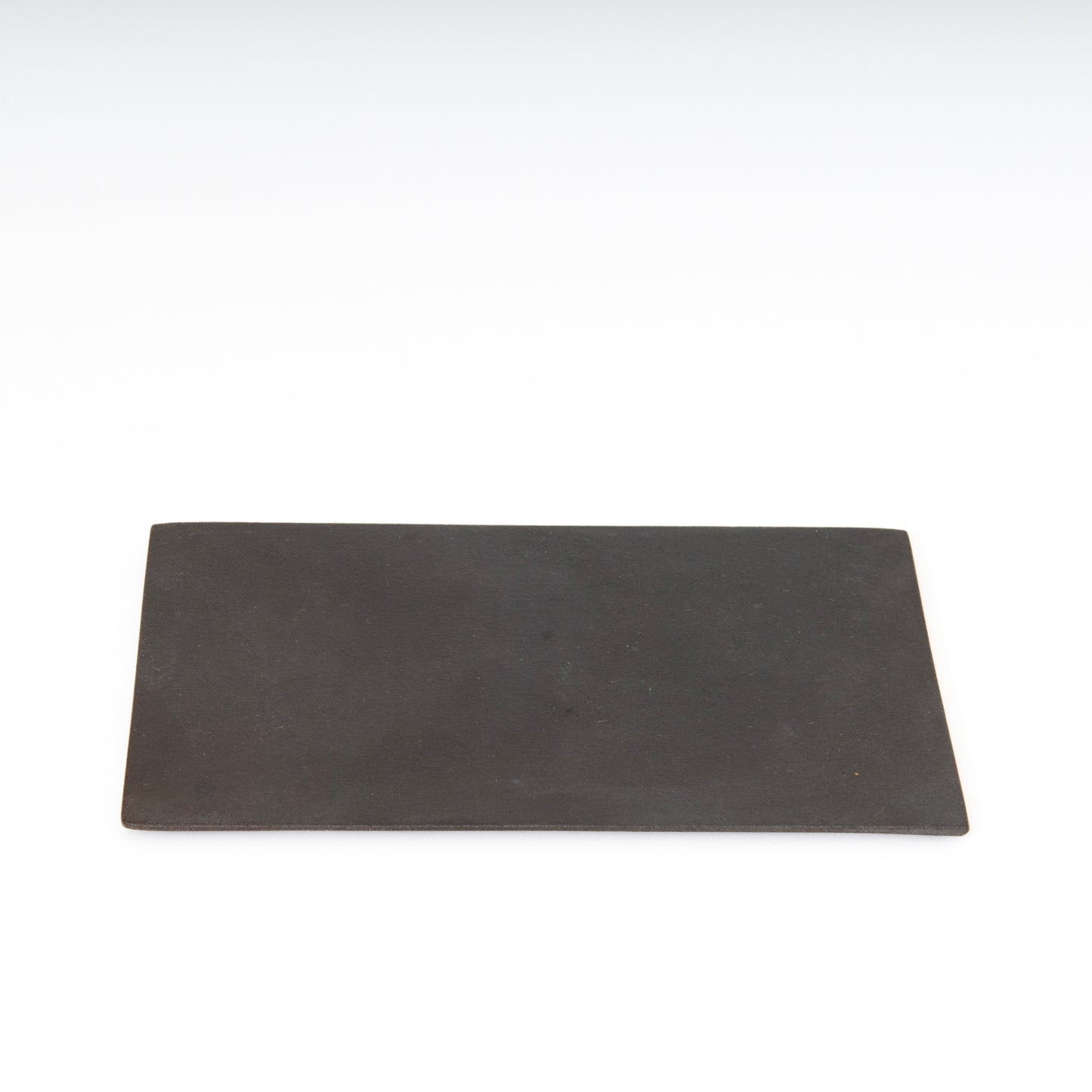 black rectangular slim ceramic plate