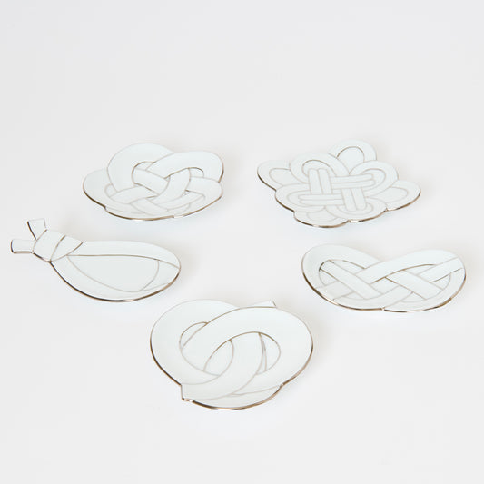 Knot Small Plate - set of 5