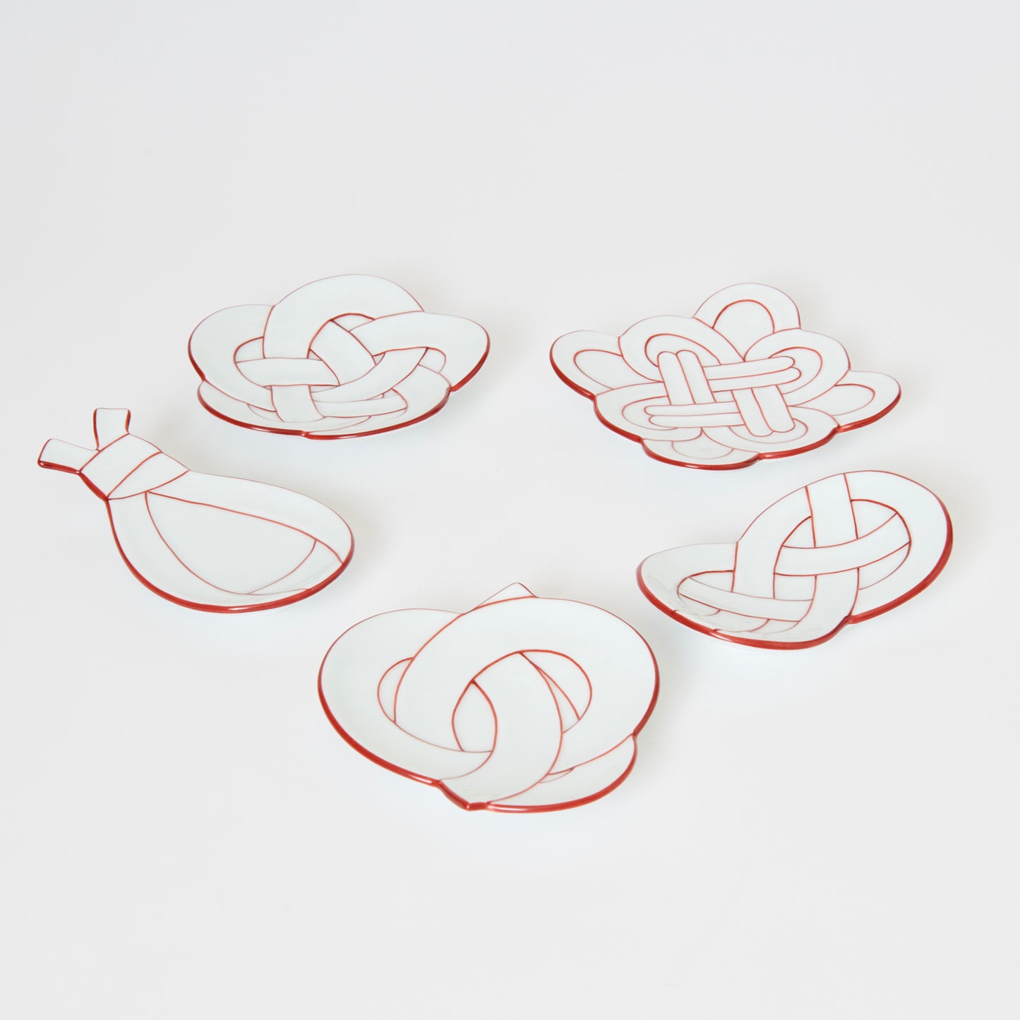 Knot Small Plate - set of 5