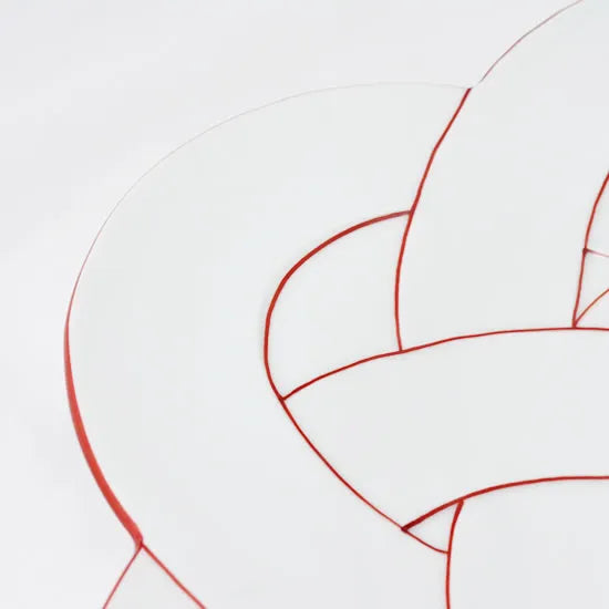 Plum Knot Serving Plate