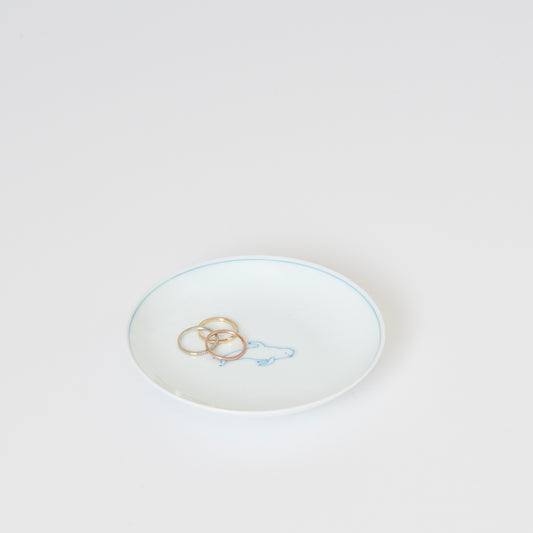 Whale Sauce Plate - Round