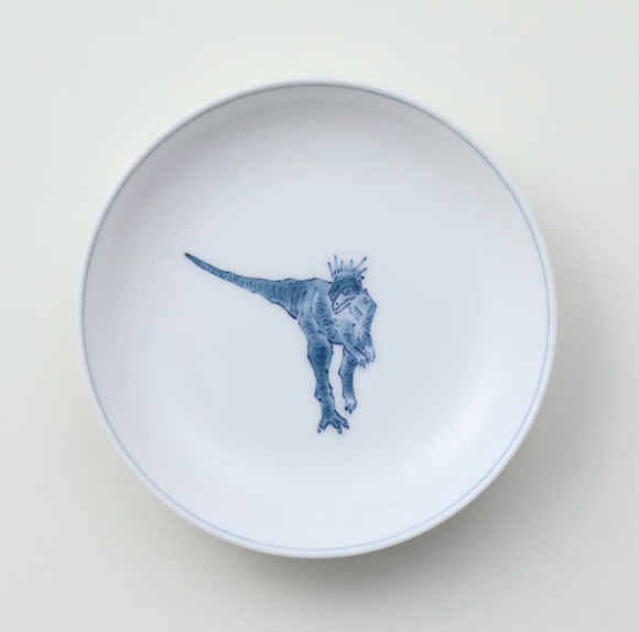 Dinosaur Sauce Plate - Round