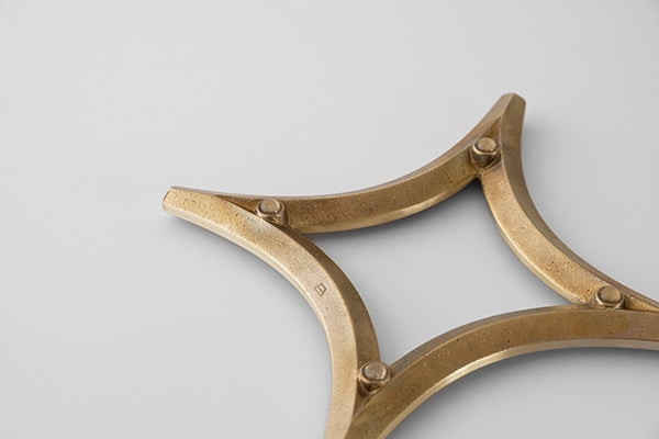Futagami Brass Trivet - Star