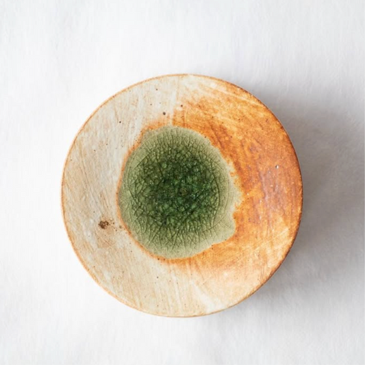 Hakeme Round Wall Vase with Green Center
