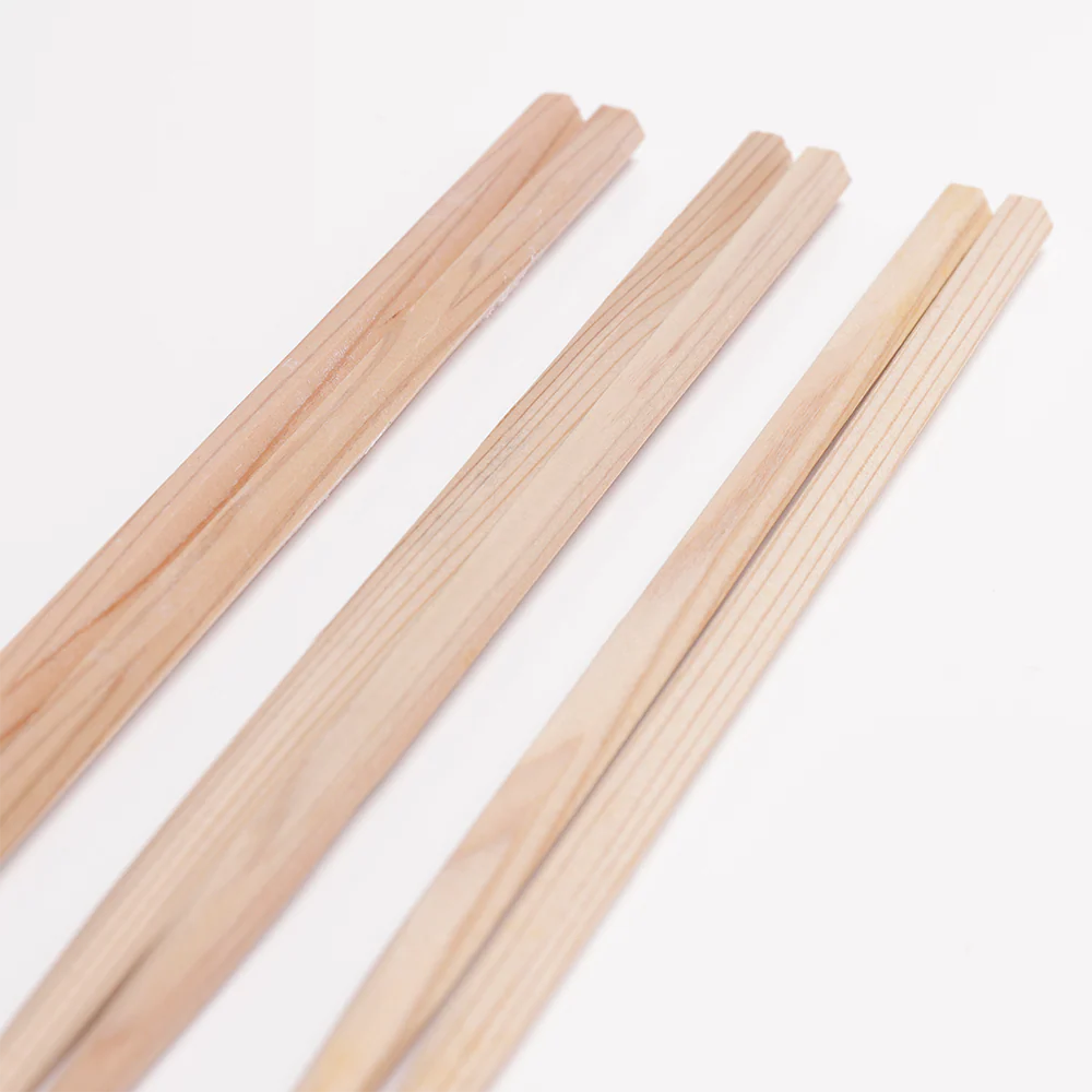 Hexagonal Cedar Chopsticks - Set of 5