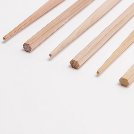 Hexagonal Cedar Chopsticks - Set of 5