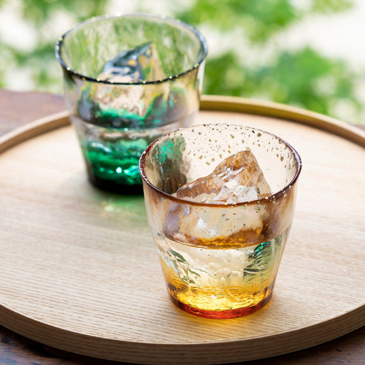 Ice Flower Rocks Glass Set