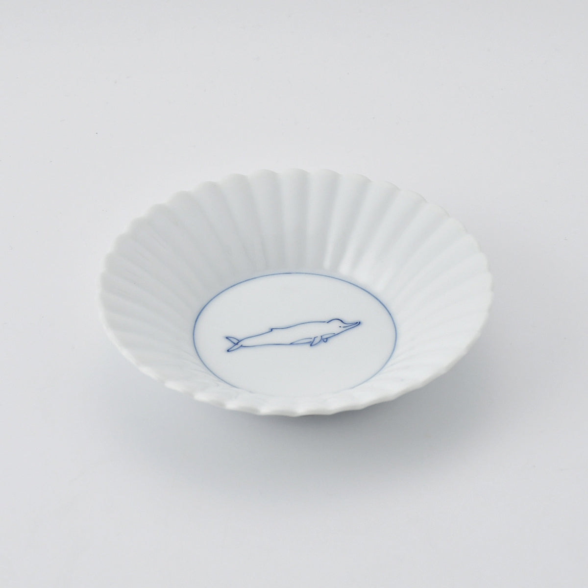 Whale Sauce Plate - Flora