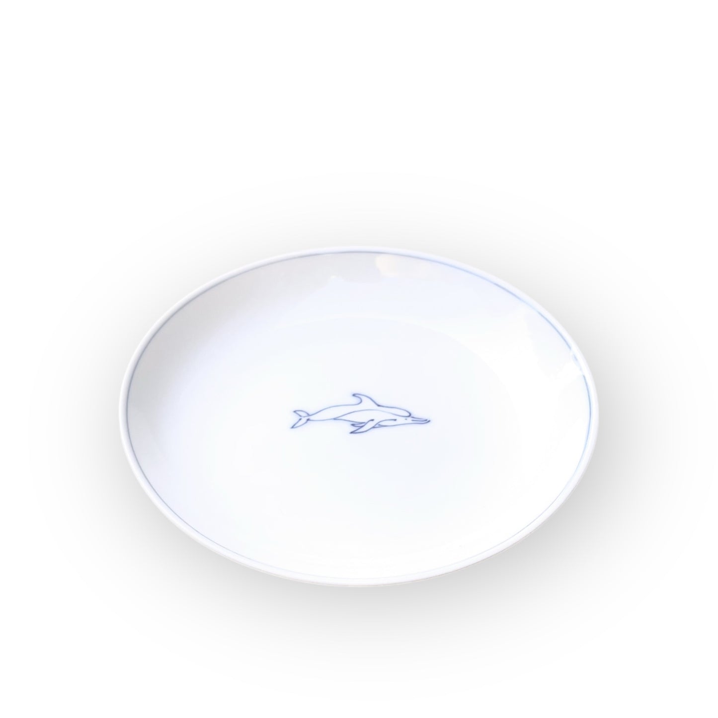 Whale Sauce Plate - Round