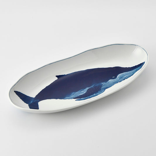Humpback Whale Oval Platter