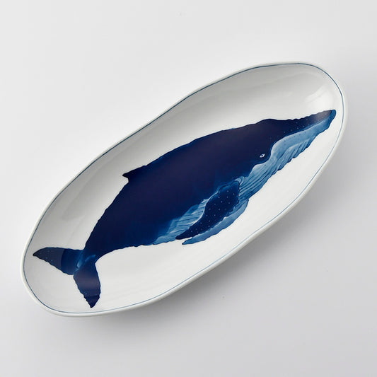 Humpback Whale Oval Platter