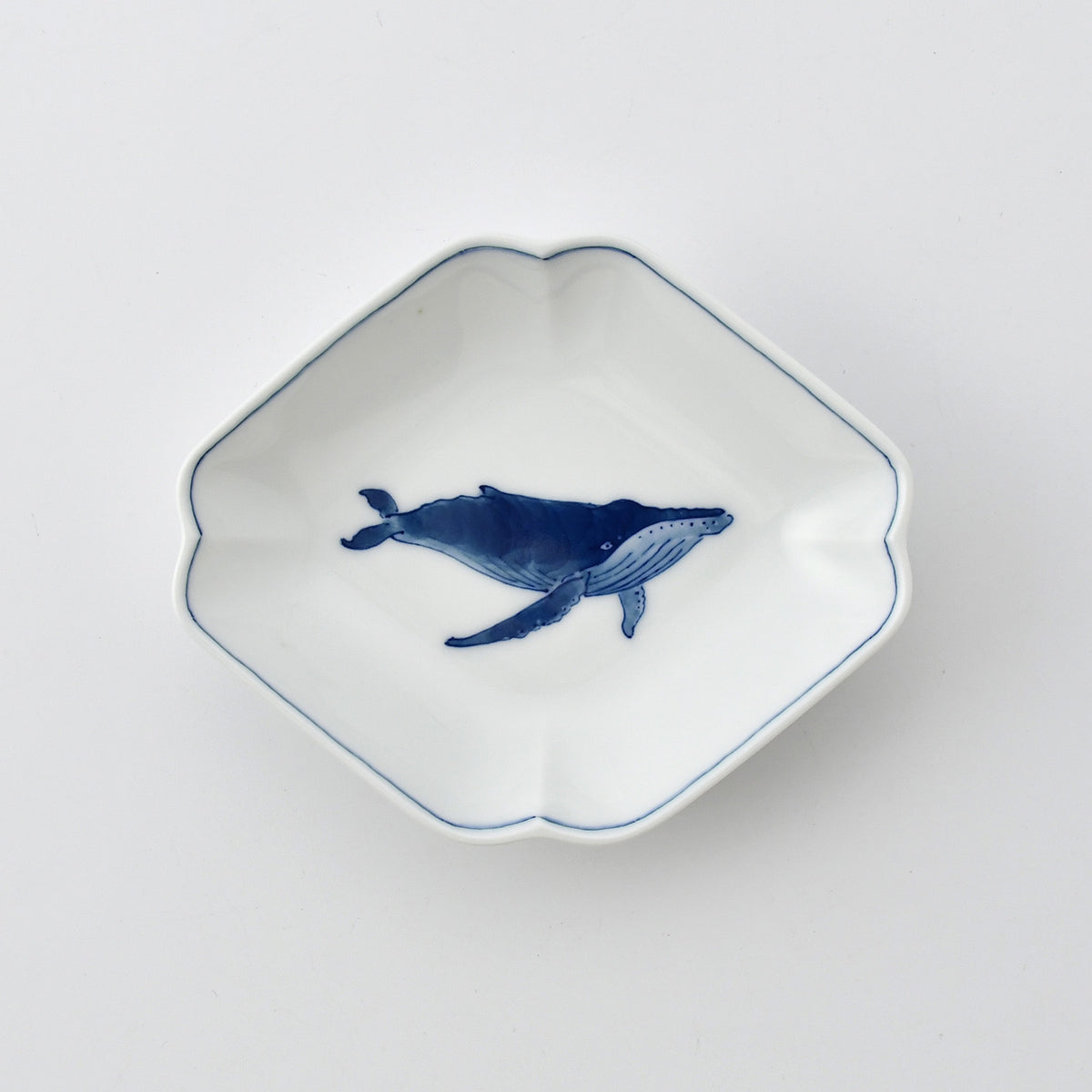 Whale Sauce Plate - Diamond