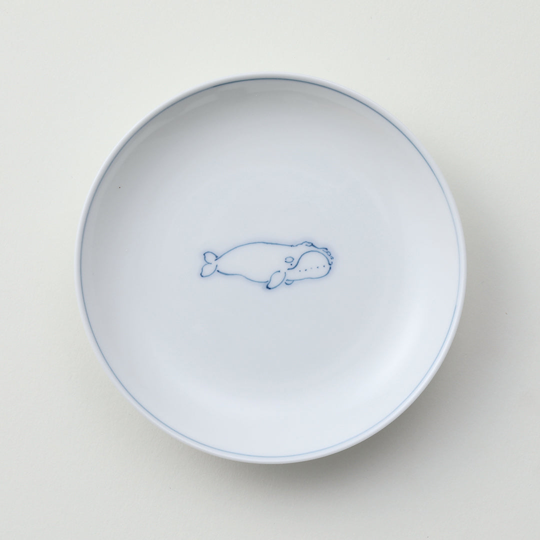 Whale Sauce Plate - Round