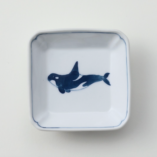 Whale Sauce Plate - Square