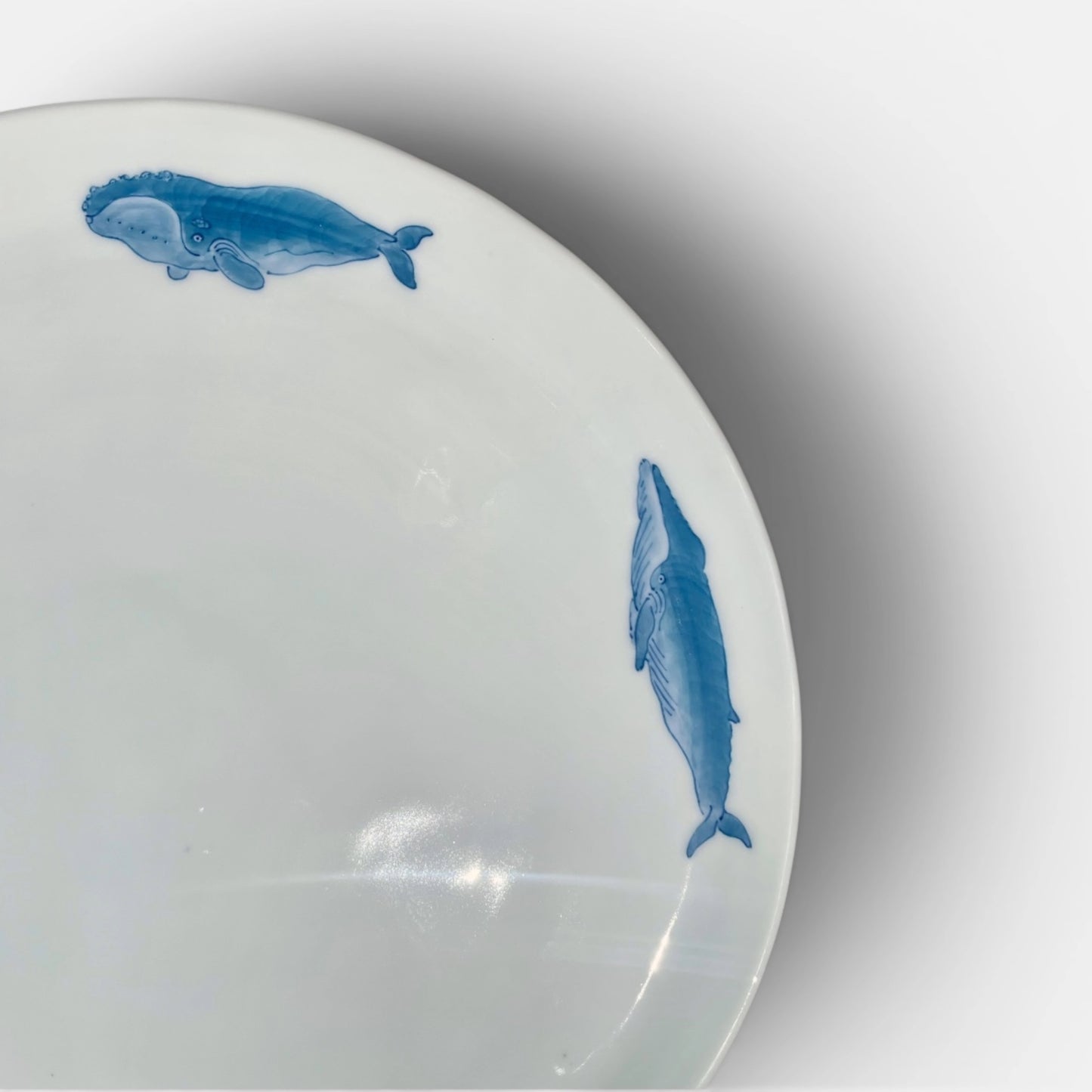 Whales Round Serving Platter