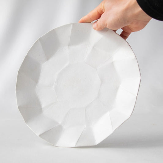 Whiteware Origami Plate