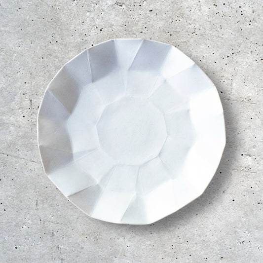 Whiteware Origami Plate