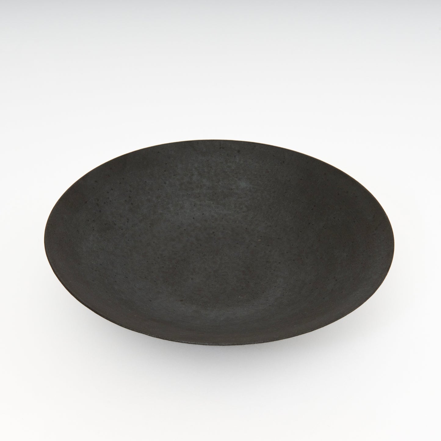 black ceramic wide bowl