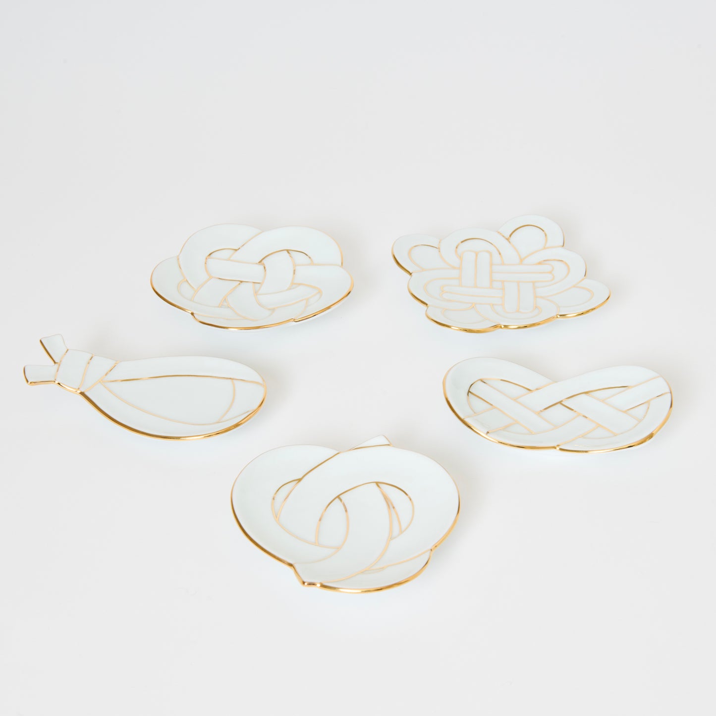 Knot Small Plate - set of 5
