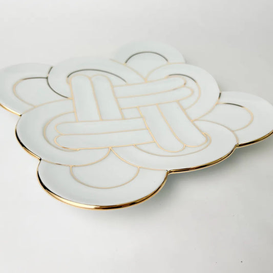 Lucky Knot Large Plate