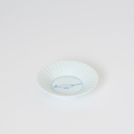 Whale Sauce Plate - Flora