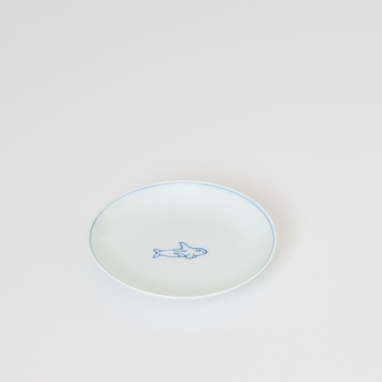 Whale Sauce Plate - Round
