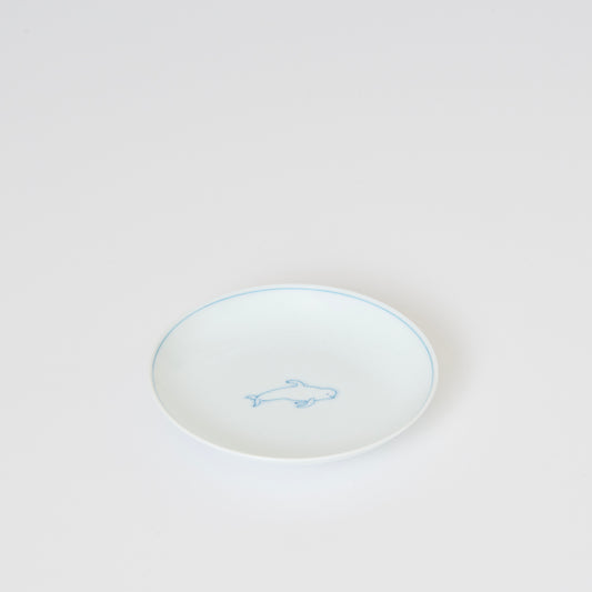 Whale Sauce Plate - Round